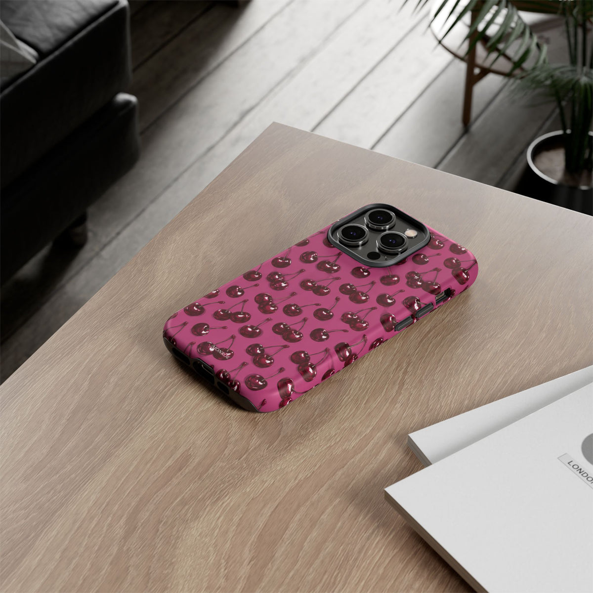 Burgundy Cherries Tough Case