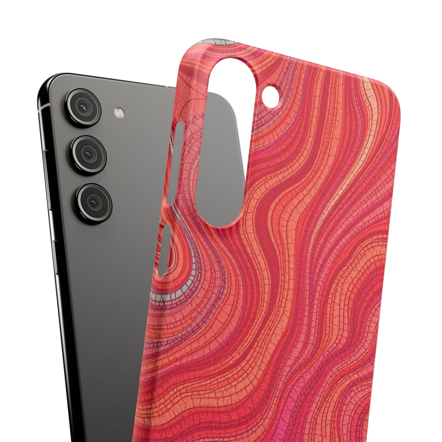 Retro Wavy Red Case