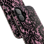 Pink Lace Pattern Tough Phone Case