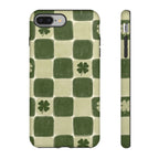 Clover Checker Tough Phone Case
