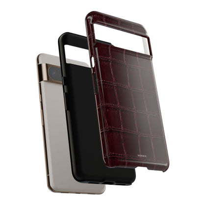 Burgundy Croc Tough Case