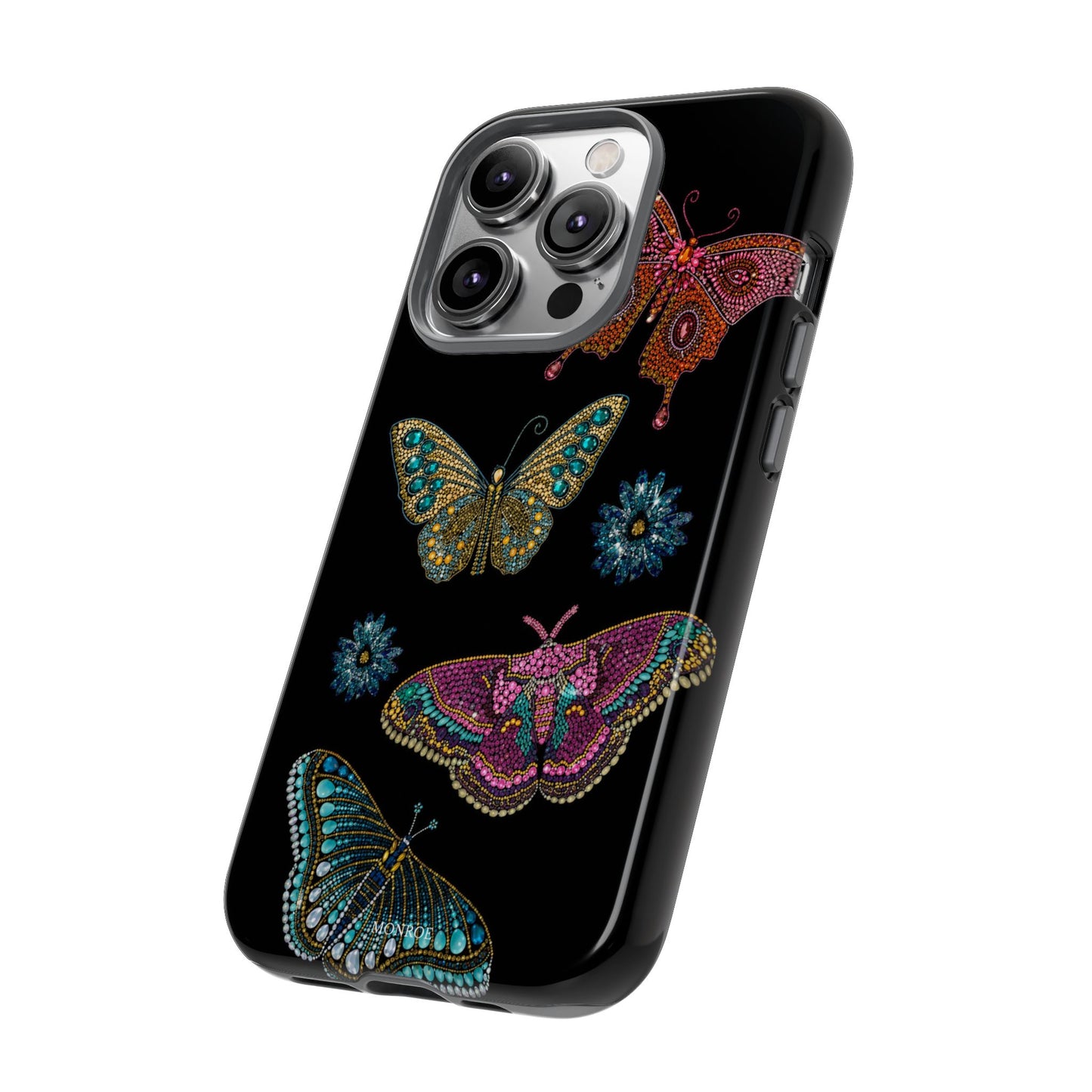 Butterfly Beaded Tough Case