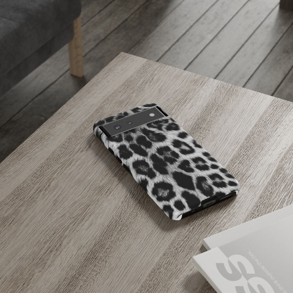 B&W Leopard Phone Case
