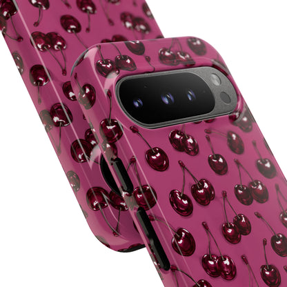 Burgundy Cherries Tough Case