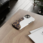 Half Cheetah Print Phone Case