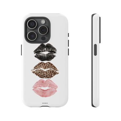 Leopard Glam Lip Tough Case