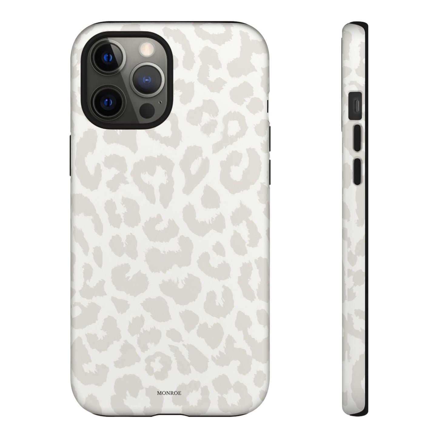 White Leopard Print Tough Case