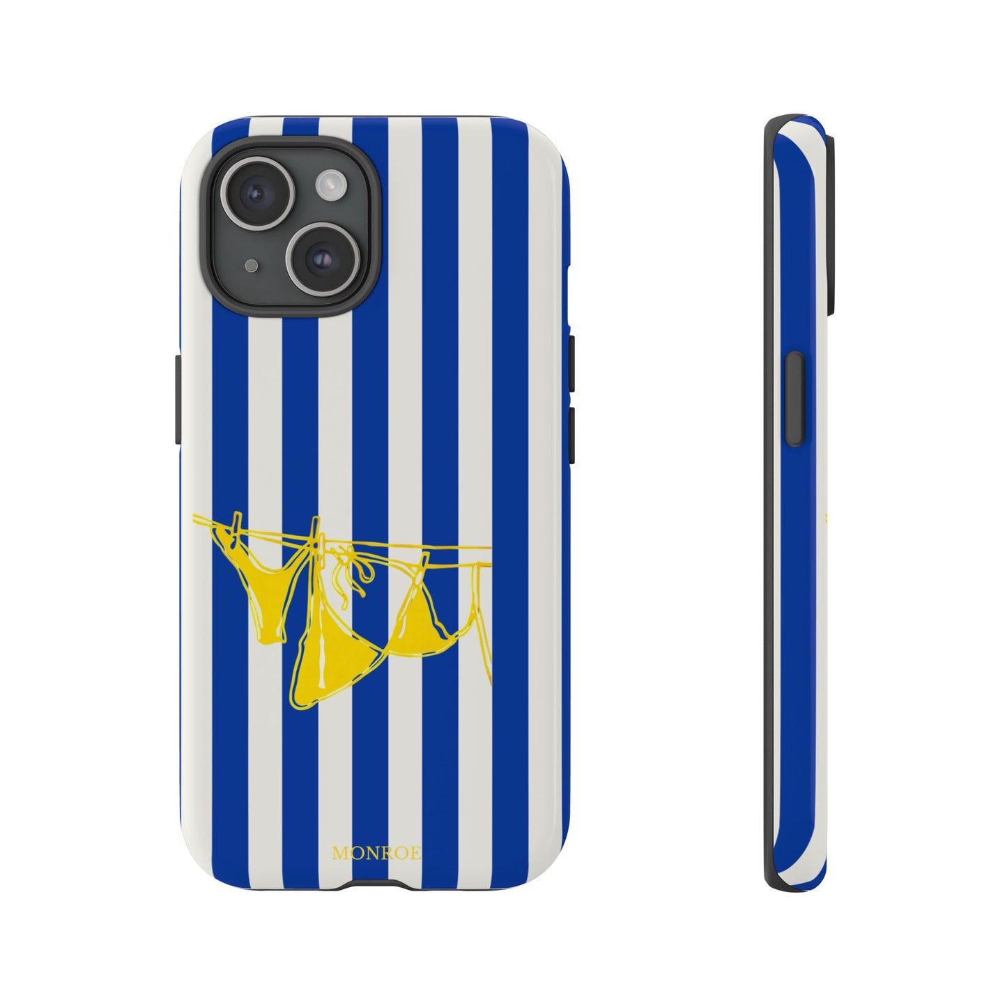 Blue Stripe Beach Art Tough Case