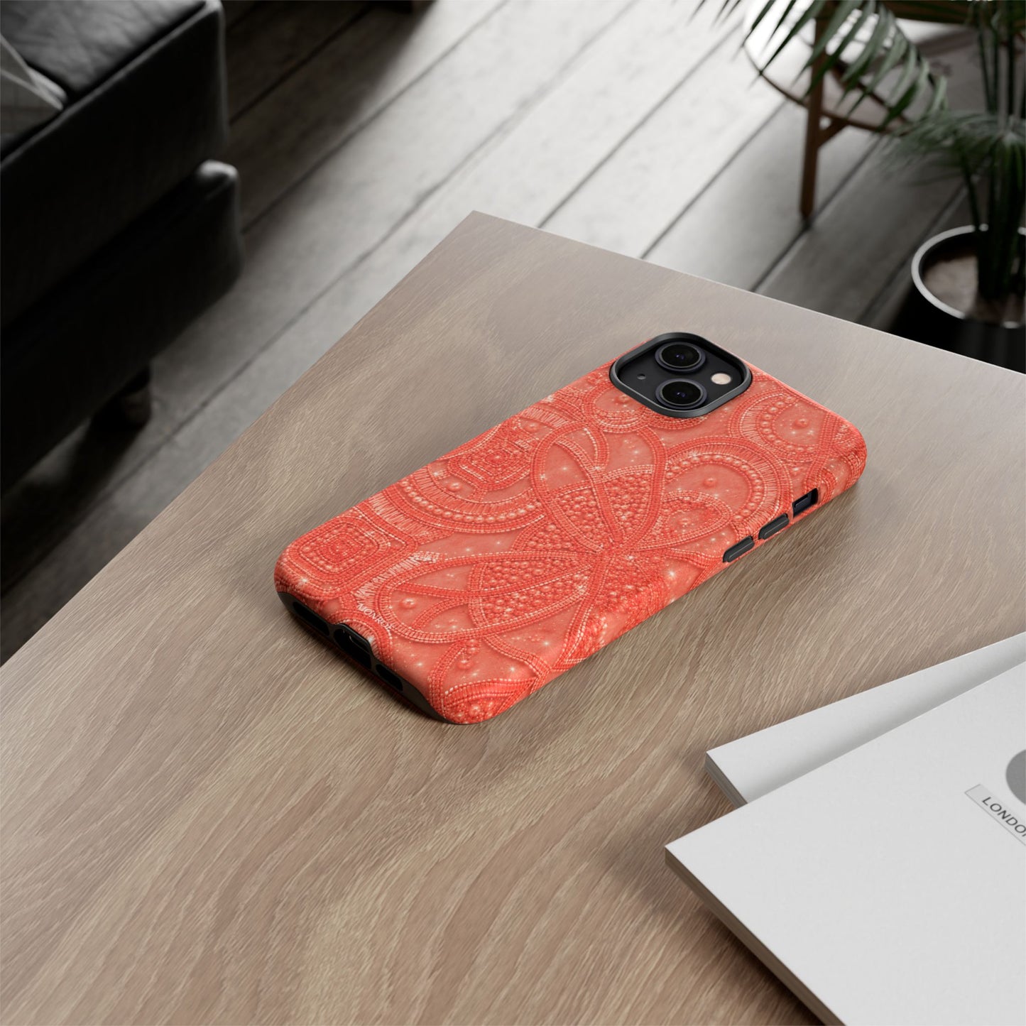 Coral Lace Tough Case