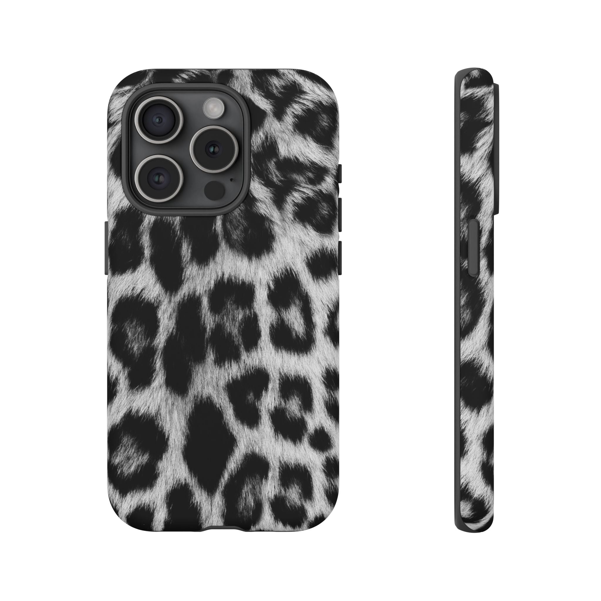B&W Leopard Phone Case