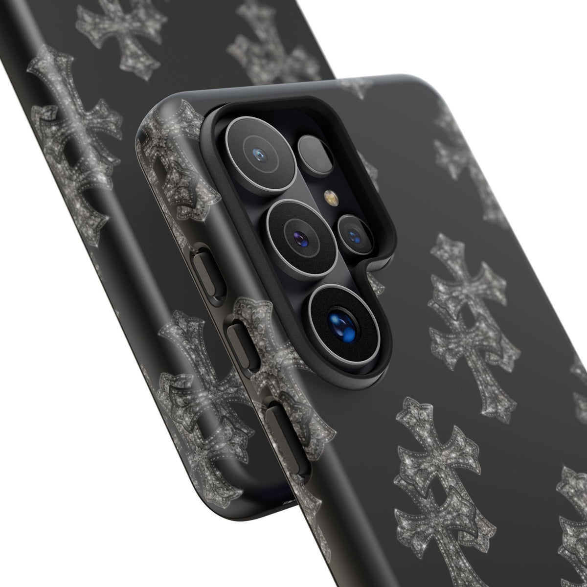 Black Crystal Cross Tough Case