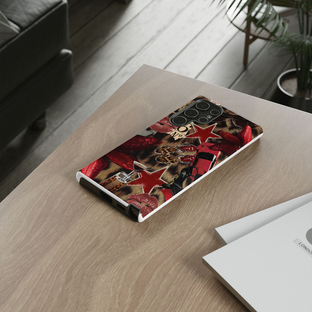 Cheetah Red Phone Case