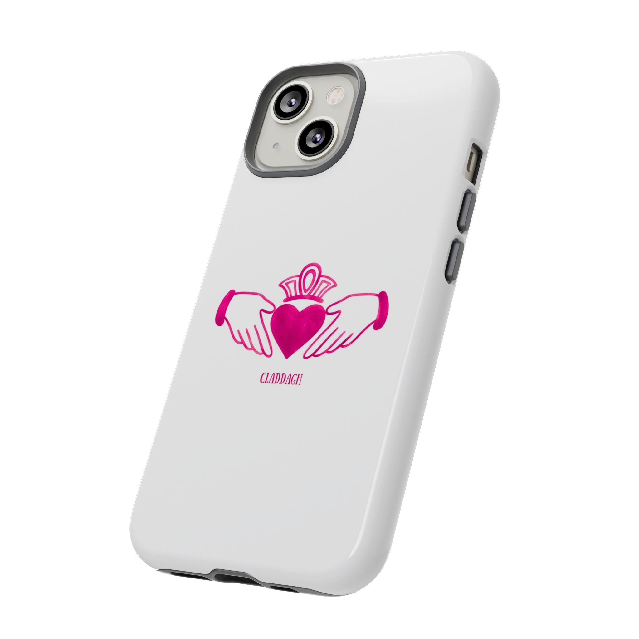 Pink Irish Claddagh Symbol Tough Phone Case
