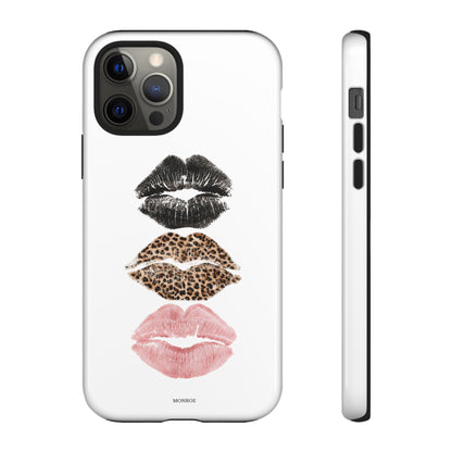 Leopard Glam Lip Tough Case