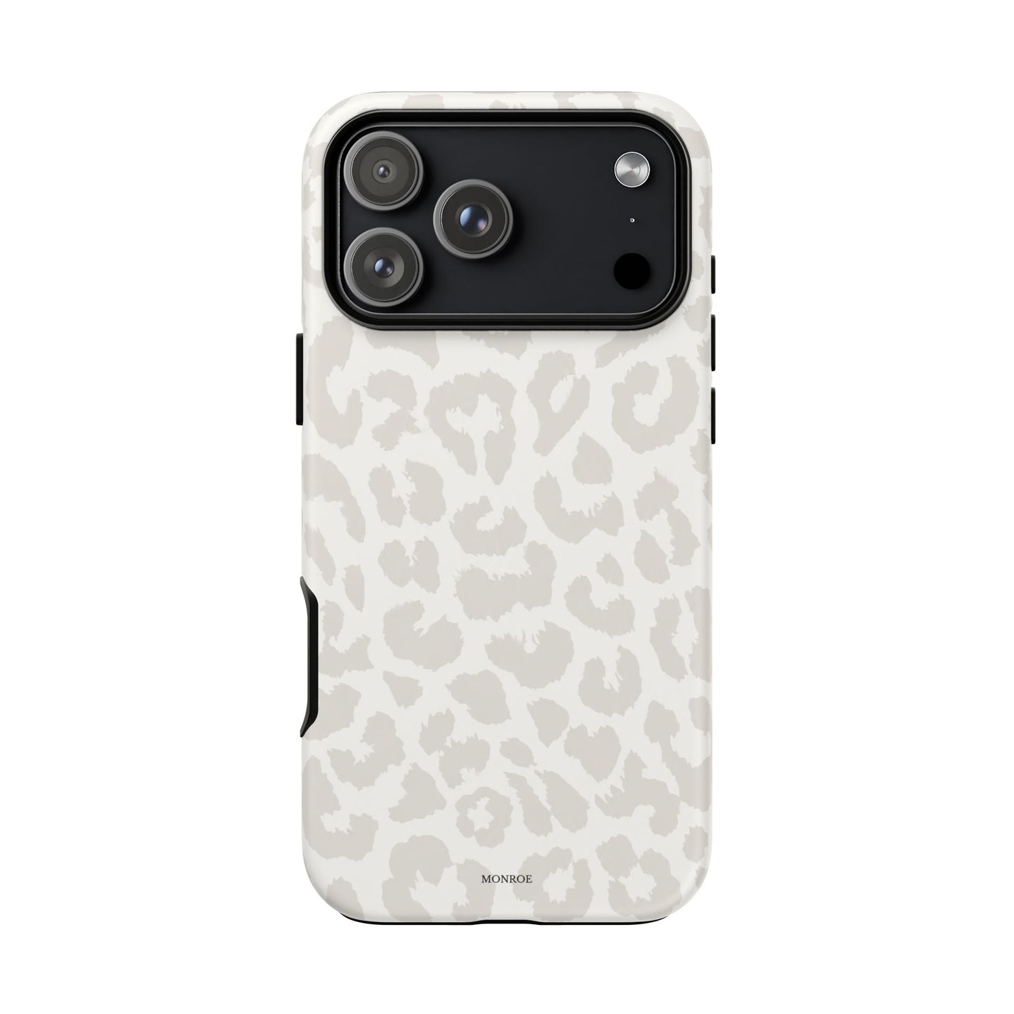 White Leopard Print Tough Case