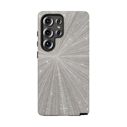 Sparkling Silver Burst Tough Case