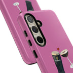 Pint & Wine Glass (Pink) Tough Case