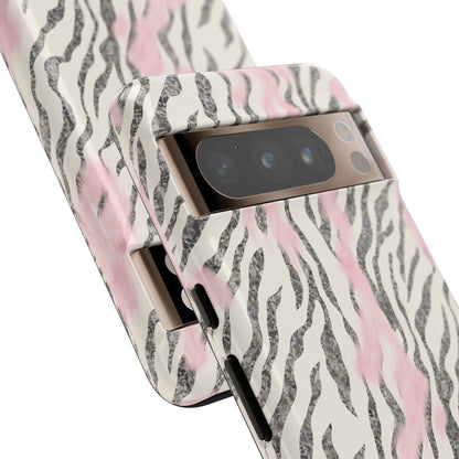 Light Pink Zebra Tough Case