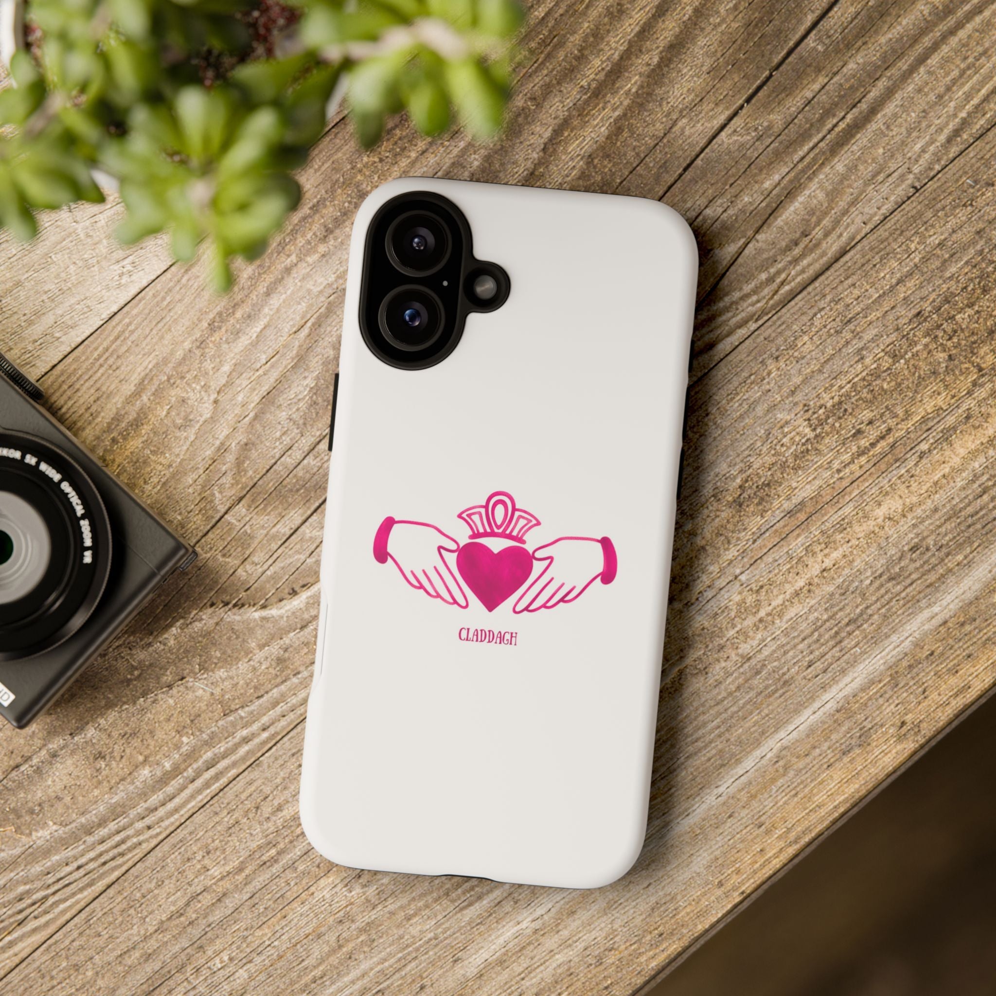 Pink Irish Claddagh Symbol Tough Phone Case