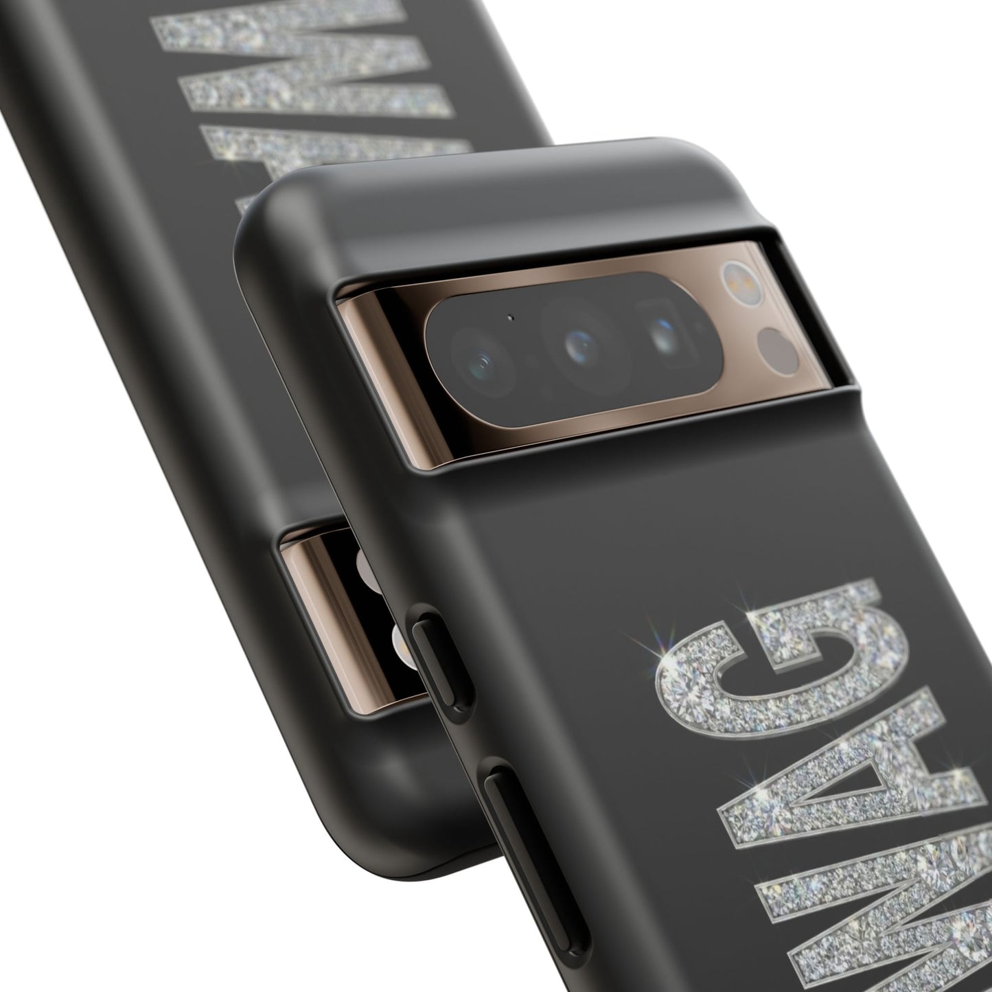“#SWAG” Black Bling Tough Case