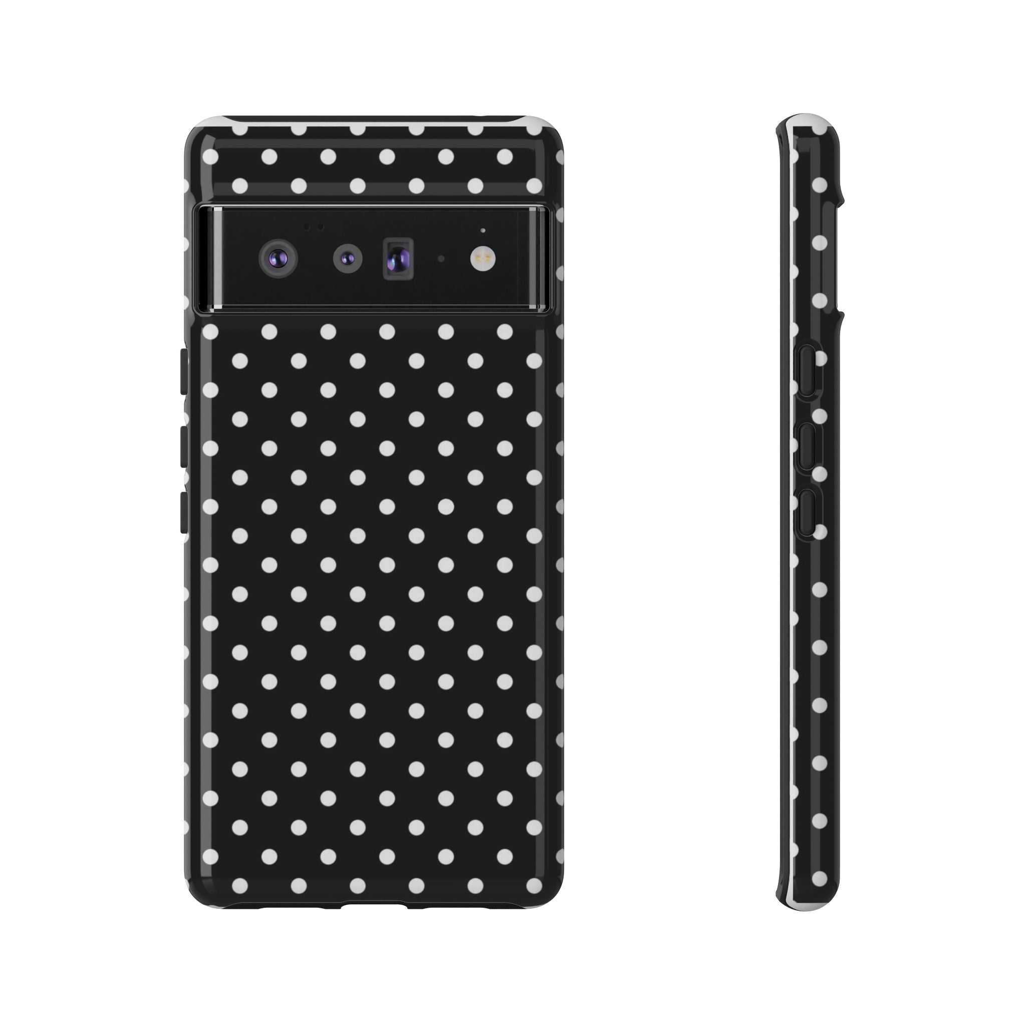 Black Polka Dot Phone Case