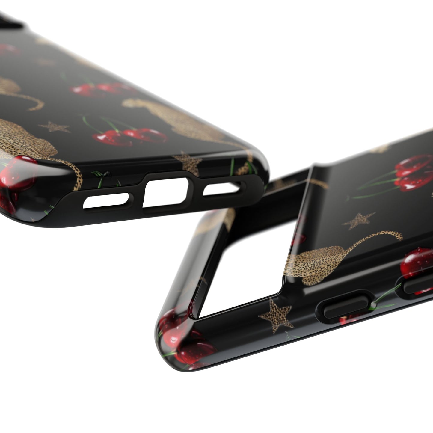 Leopard & Cherry Tough Case