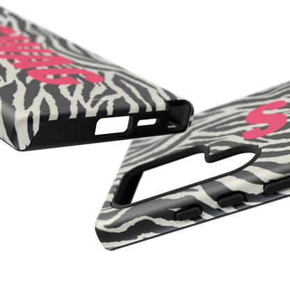 Zebra Print  "SWAG" Tough Case