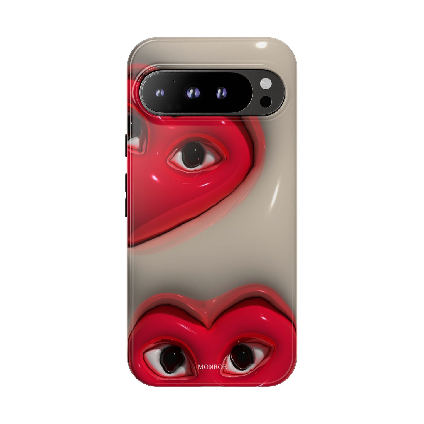 Red Heart Eyes Tough Case