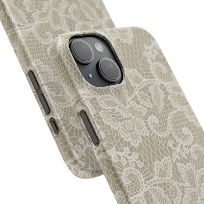 Vintage Beige Lace Case