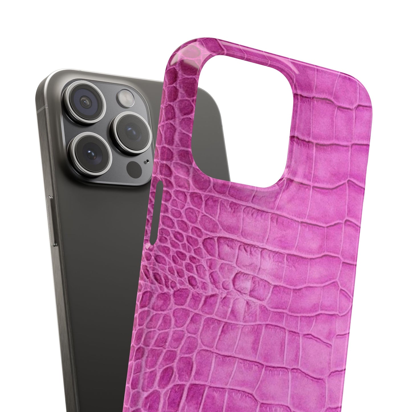 Purple Croc Case