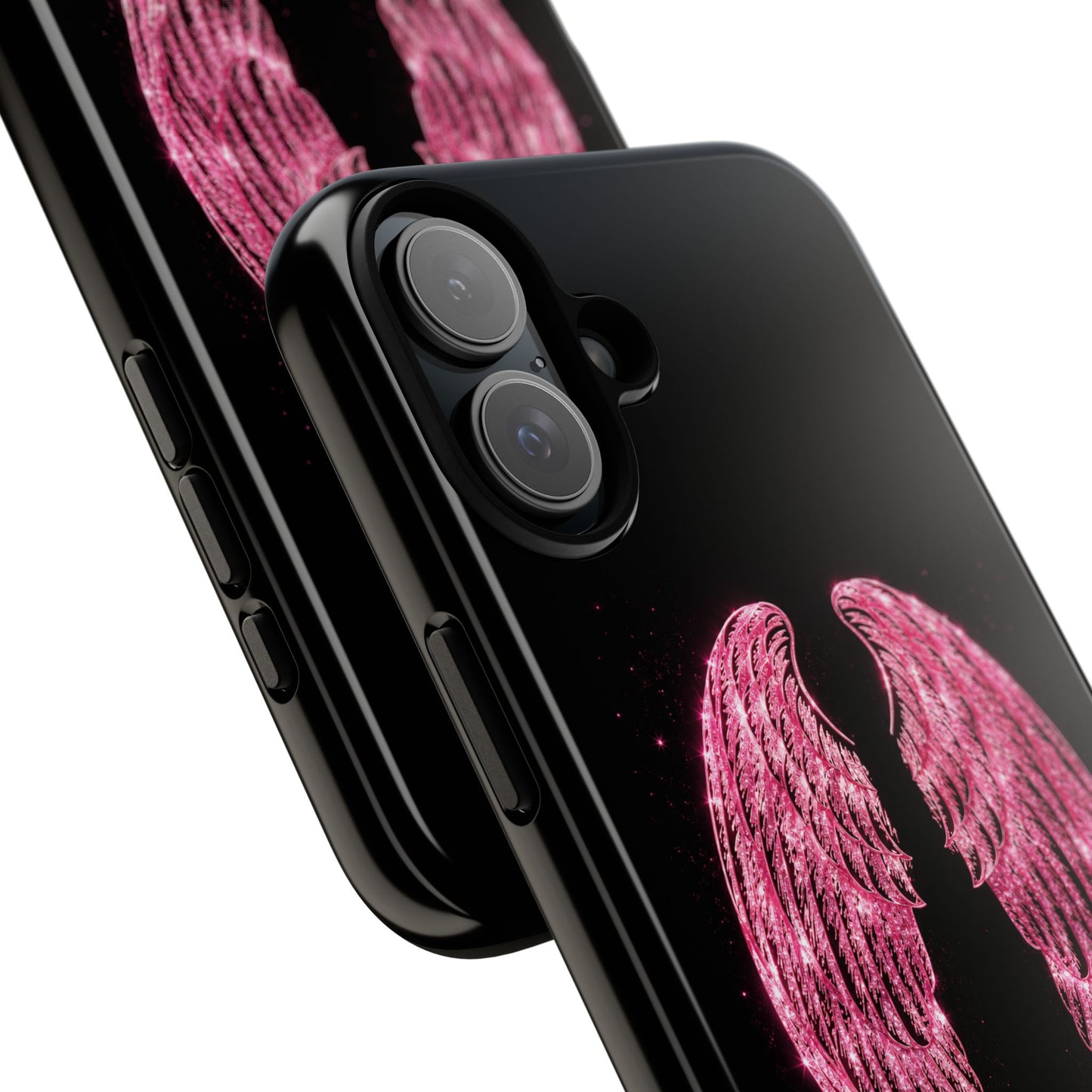 Pink Glitter Angel Tough Case