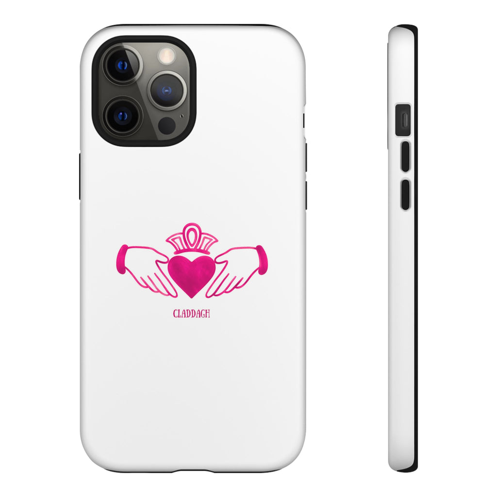 Pink Irish Claddagh Symbol Tough Phone Case