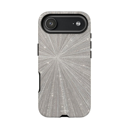 Sparkling Silver Burst Tough Case
