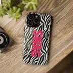'SWAG' Zebra Print Tough Case