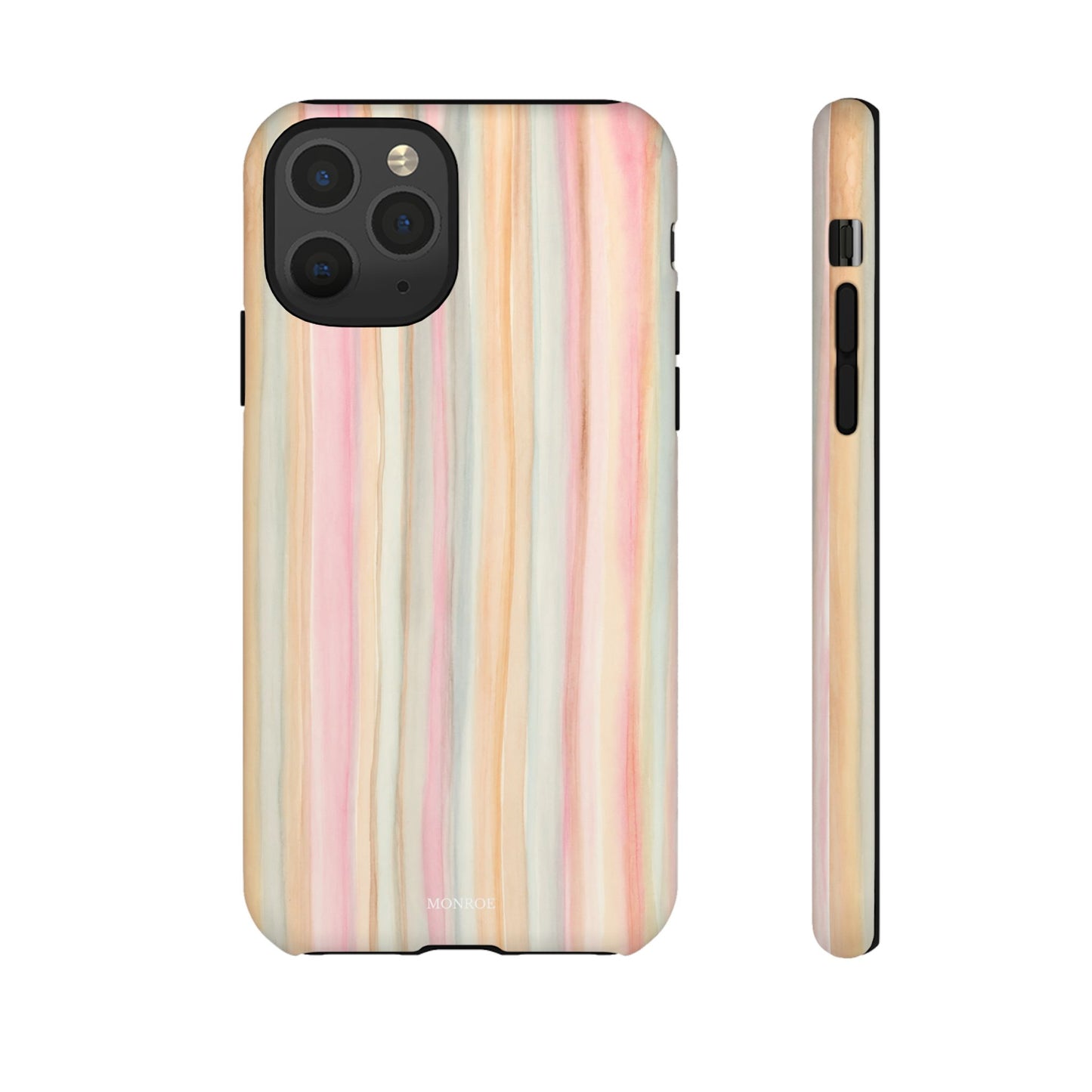 Pastel Watercolor Stripe Tough Case