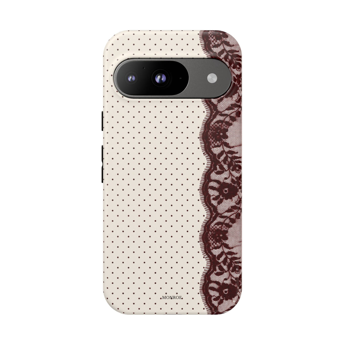 Burgundy Lace Edge Tough Case