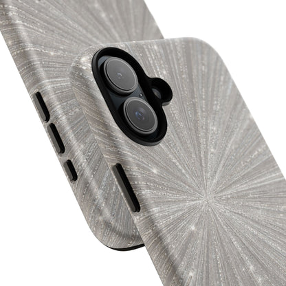 Sparkling Silver Burst Tough Case