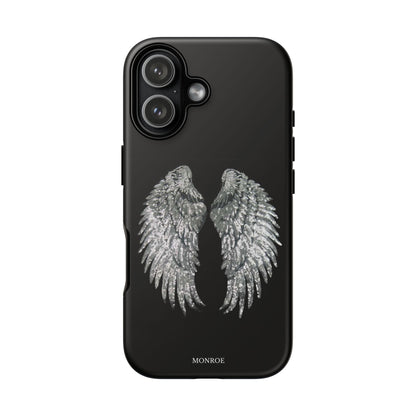 Silver Wings Black Tough Case