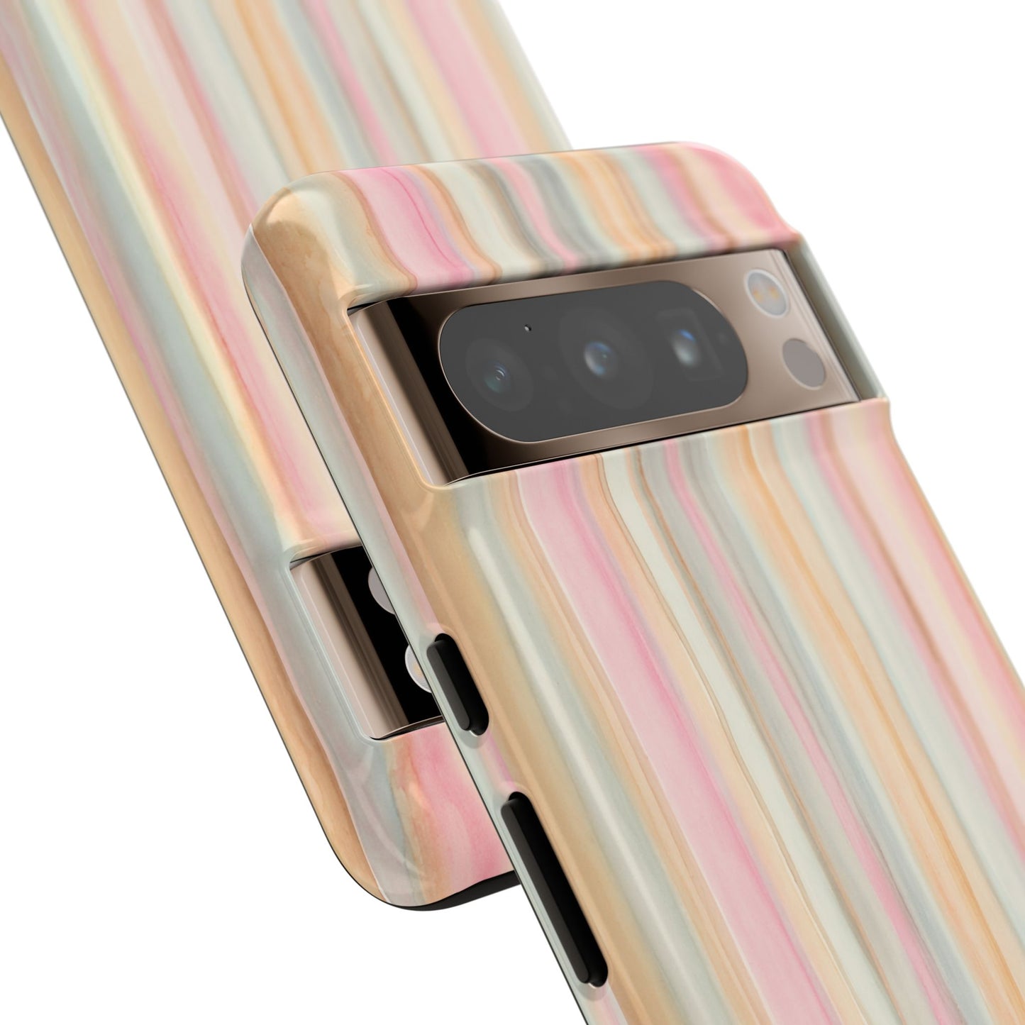Pastel Watercolor Stripe Tough Case