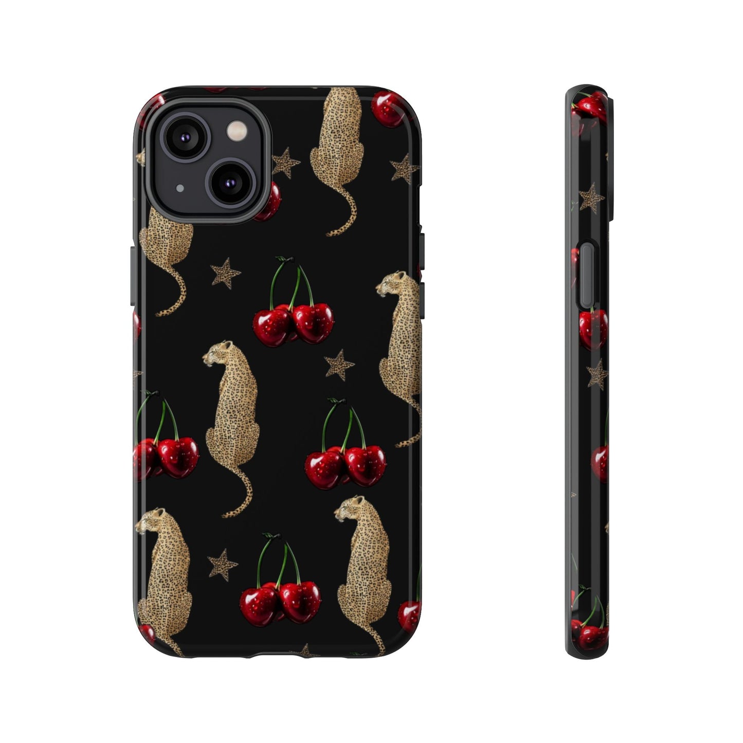 Leopard & Cherry Tough Case