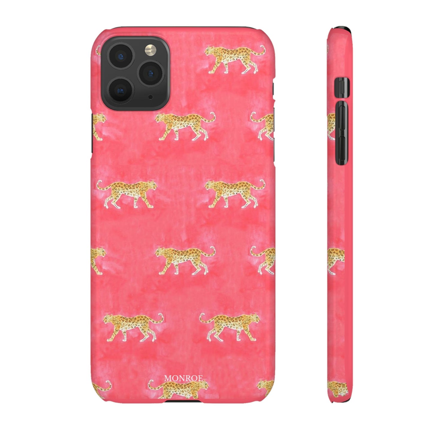 Pink Watercolor Leopard Case