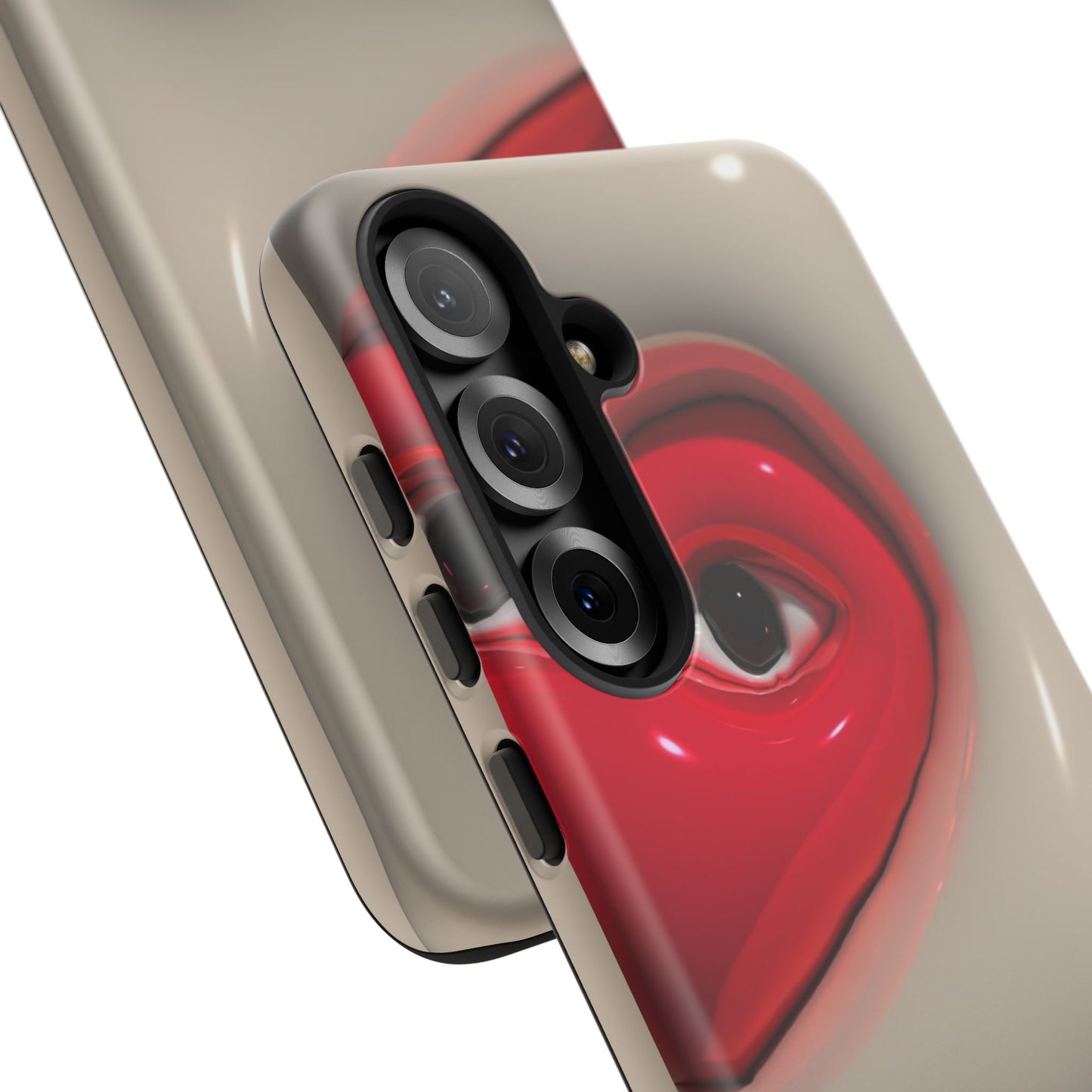 Red Heart Eyes Tough Case