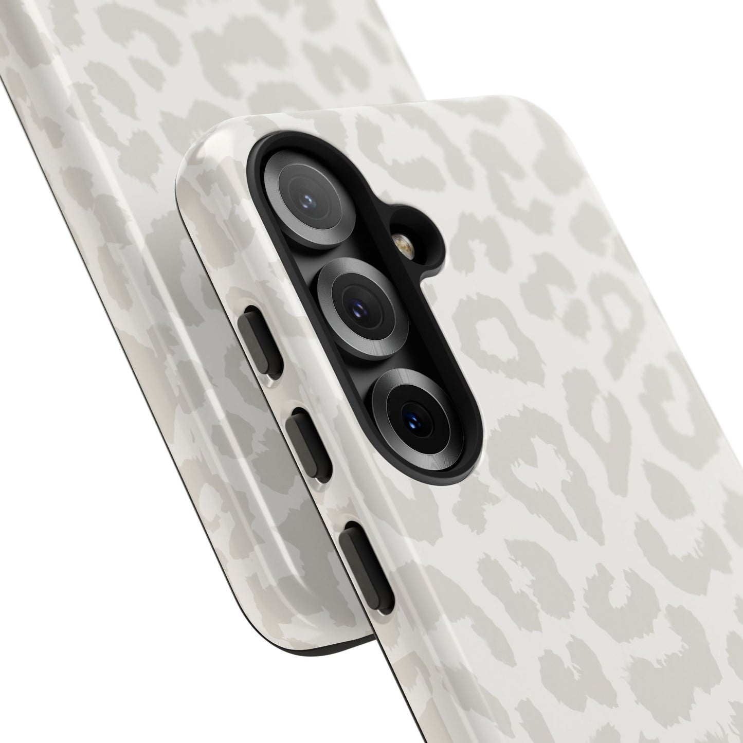 White Leopard Print Tough Case