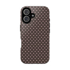 Brown Polka Phone Case