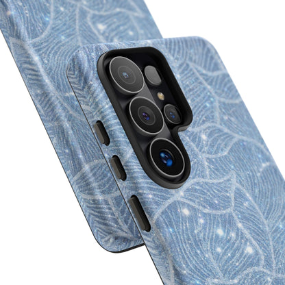 Glacier Blue Floral Tough Case