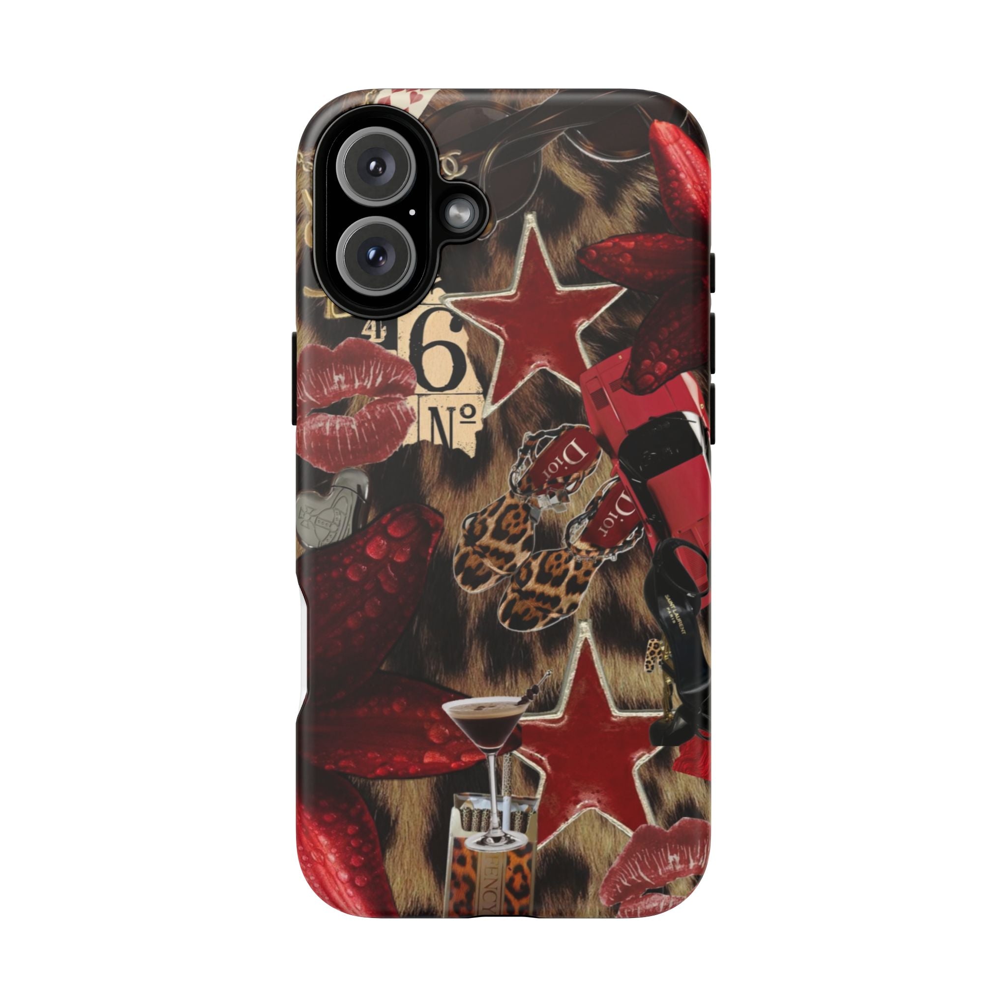 Cheetah Red Phone Case