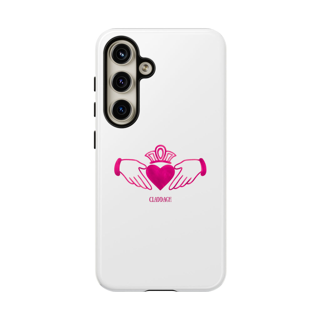 Pink Irish Claddagh Symbol Tough Phone Case