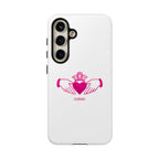 Pink Irish Claddagh Symbol Tough Phone Case