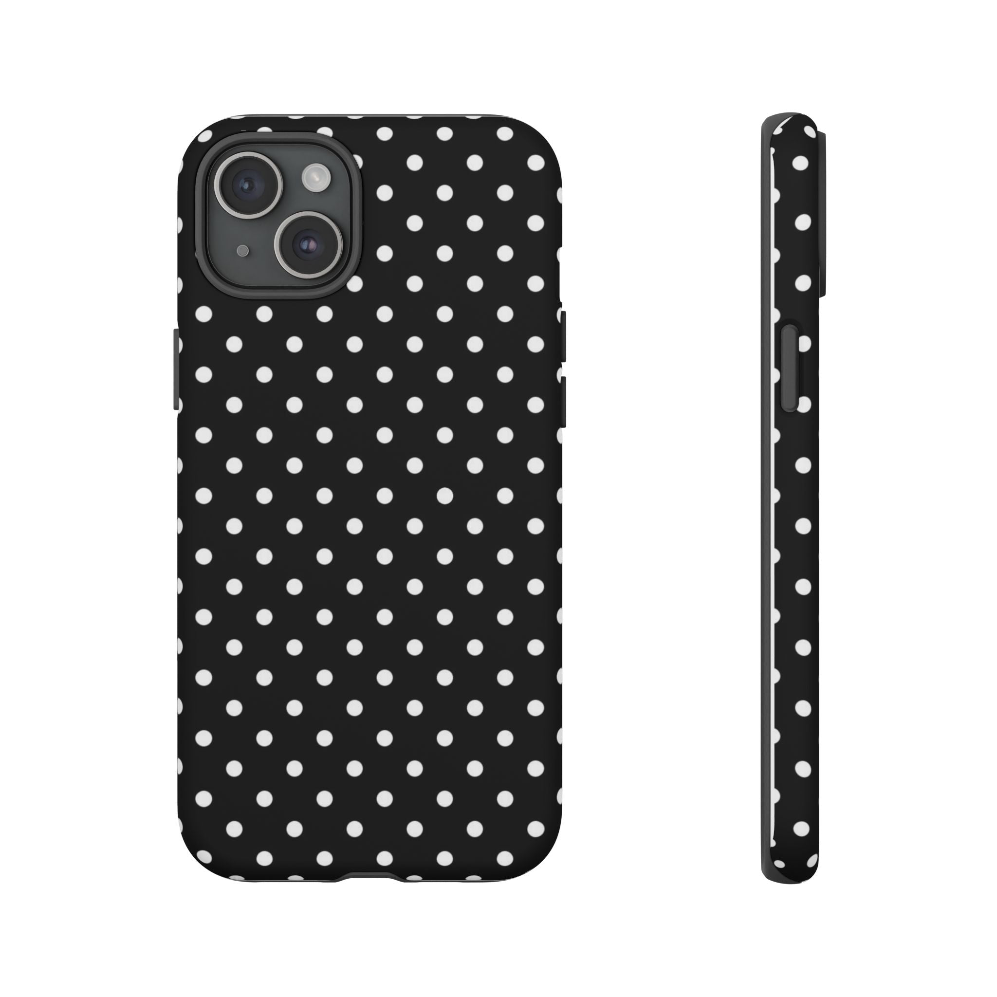 Black Polka Dot Phone Case