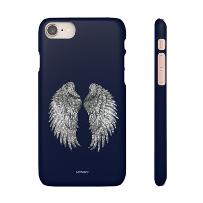 Navy Angel Wings Case